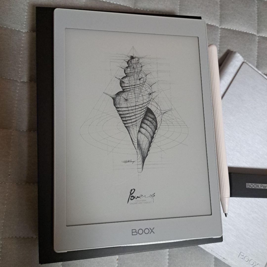 専用⭐BOOX nova air 電子書籍リーダー シルバー カバー付き