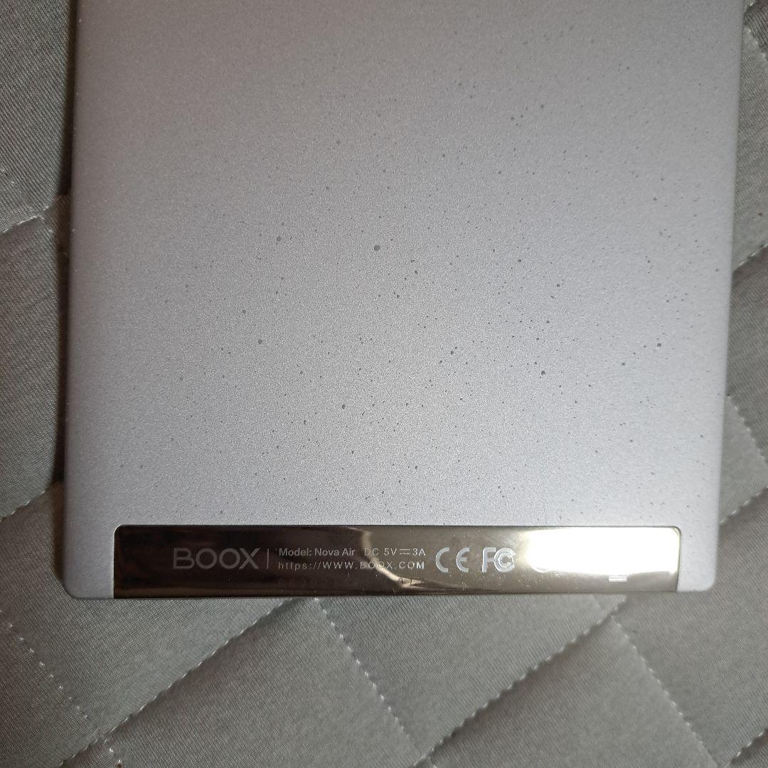 専用⭐BOOX nova air 電子書籍リーダー シルバー カバー付き