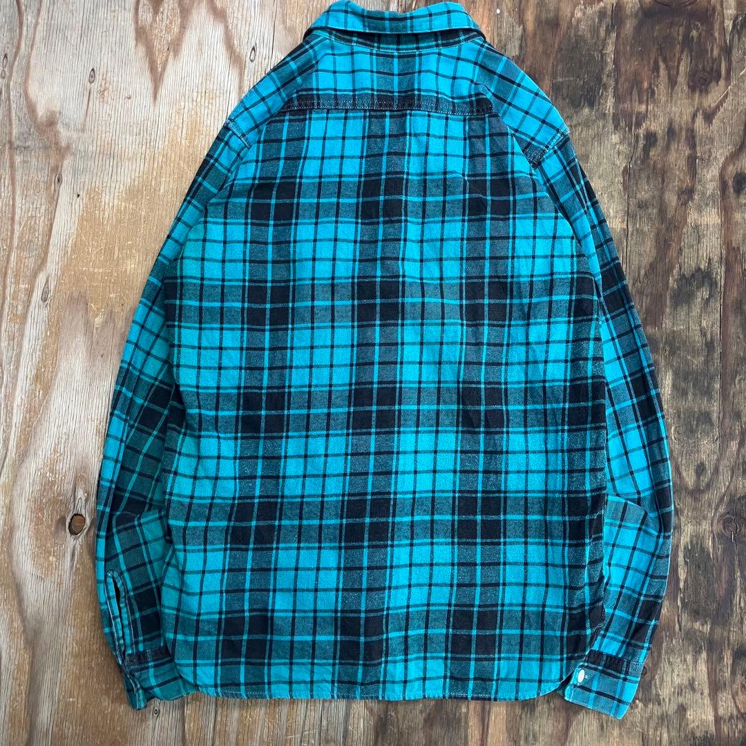 JOE MCCOY フランネルシャツ ブルー VINTAGE リアルマッコイズ