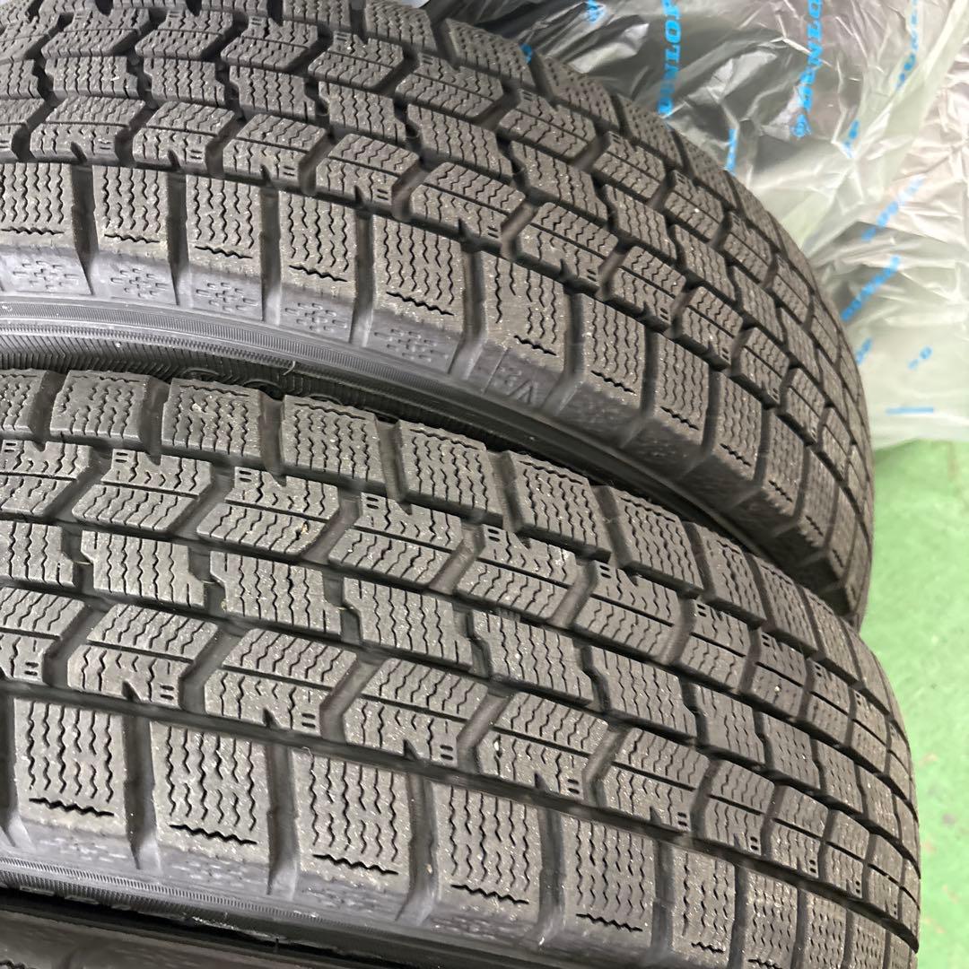 155/65R14グッドイヤーアイスナビ7 2023年バリ山4本アルミ付NBOX