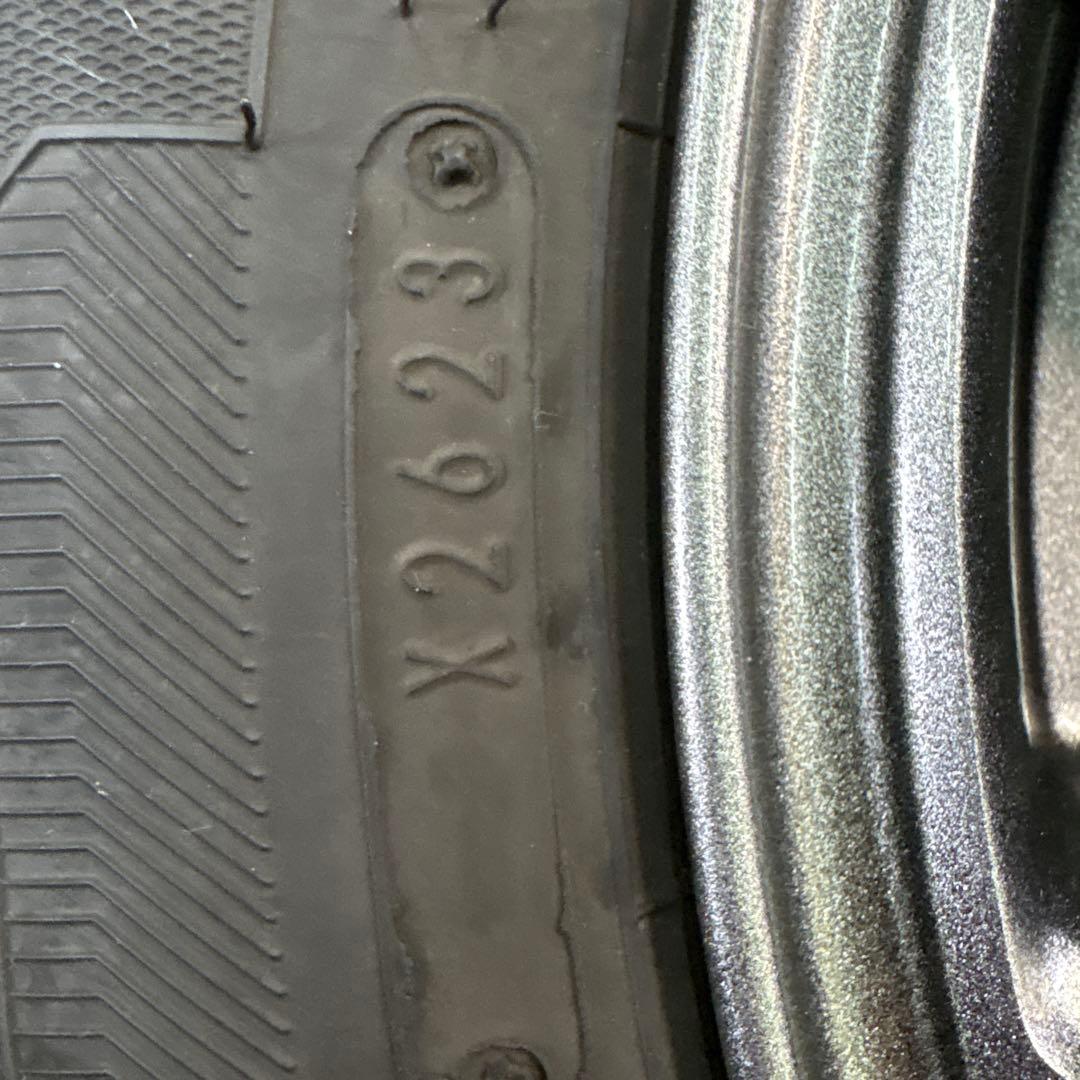 155/65R14グッドイヤーアイスナビ7 2023年バリ山4本アルミ付NBOX