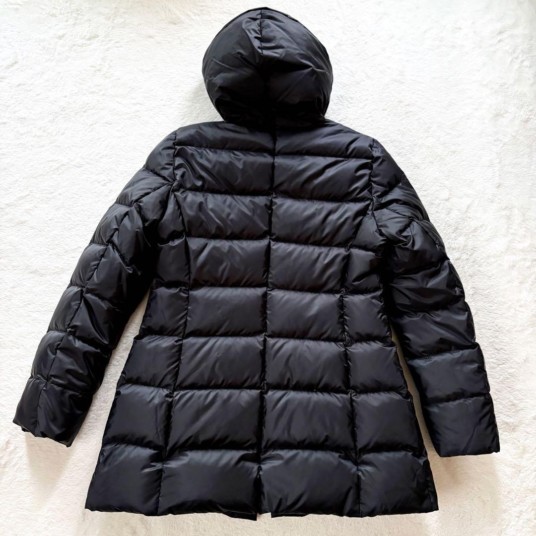 極美品　23区シレータフタ ミドル丈 ダウンコート　M 38 黒　洗える