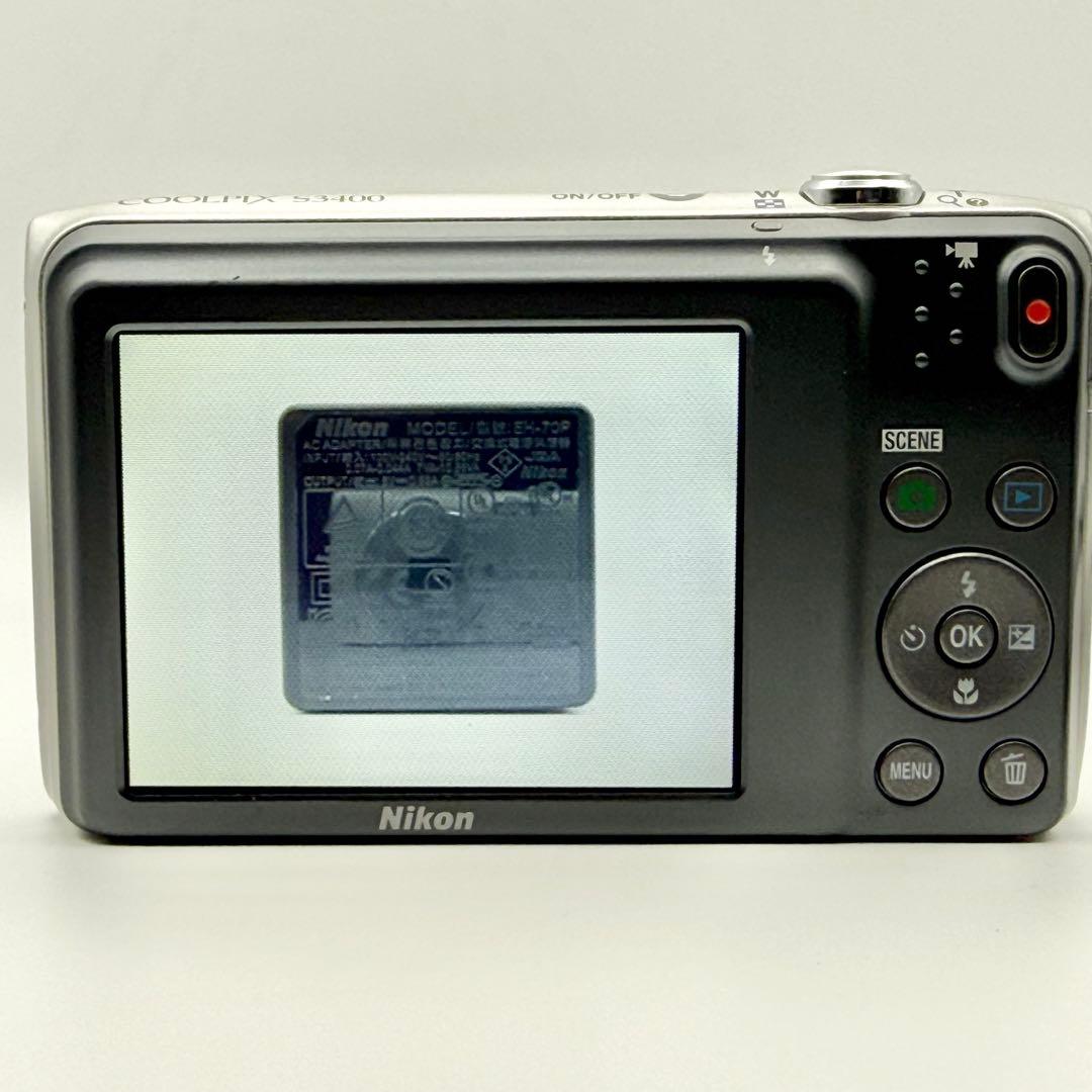 【付属品完品】Nikon COOLPIX S3400 コンデジ デジカメ 動作品