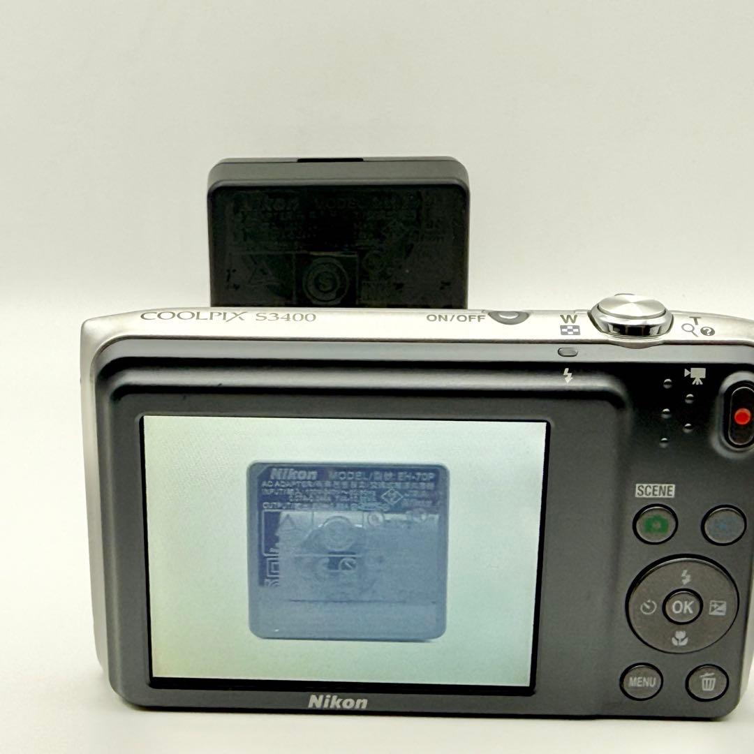【付属品完品】Nikon COOLPIX S3400 コンデジ デジカメ 動作品