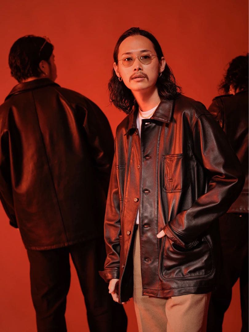 Schott ショットLAMB LEATHER COVERALL JACKET