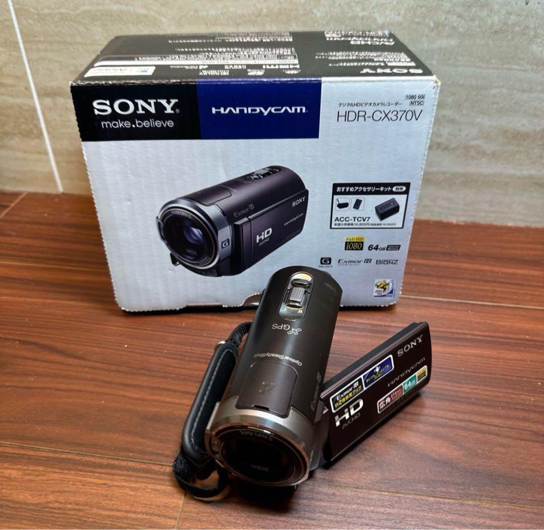 SONY HDR-CX370V(T) ビデオカメラ 1432