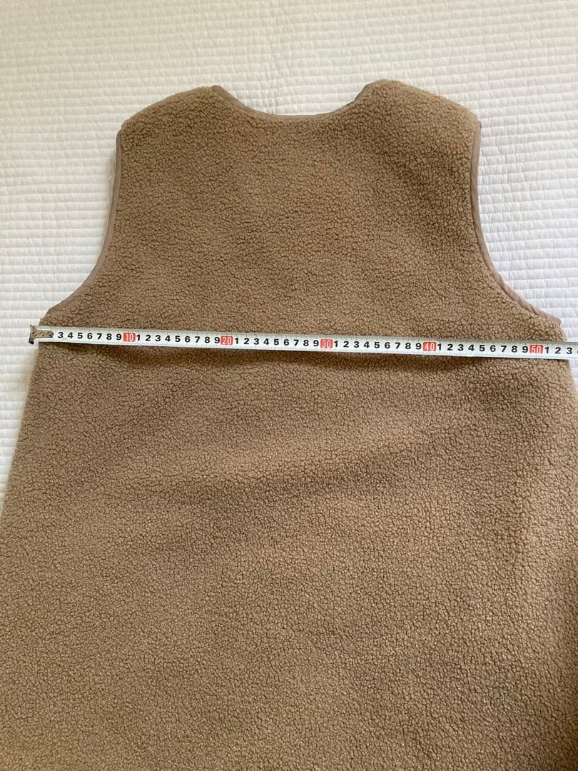 週末お値下げ☆未使用☆MIDIUMIキルティング リバーシブルベスト　ベージュ