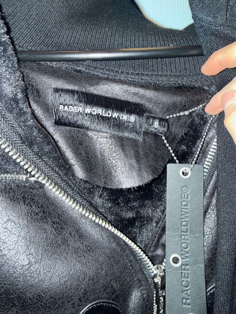 ジャケット・アウター RACERWORLDWIDE sheepskin jacket M black