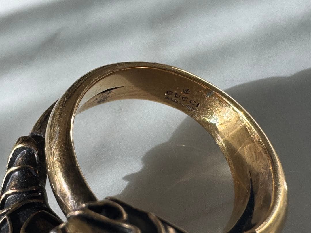 GUCCI モチーフ　リング　タイガー　グッチ　23号