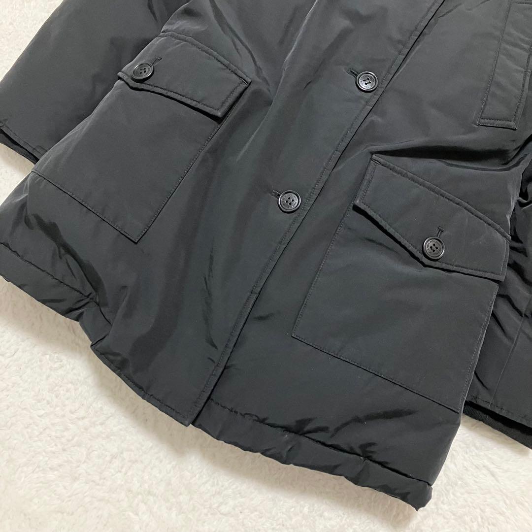 美品 WOOLRICH アークティックパーカ XS ダウン コート ファー 黒