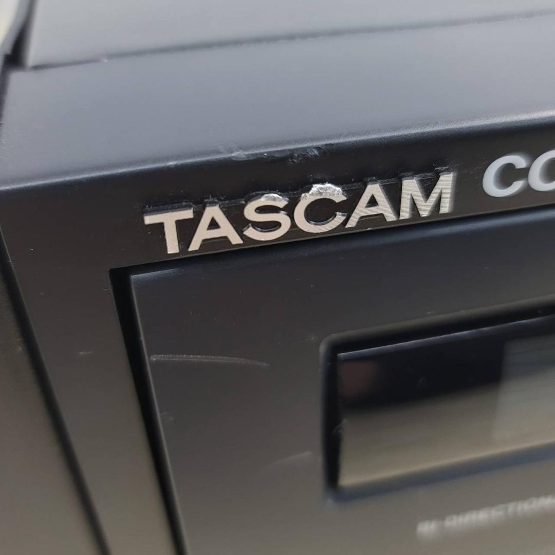 【良品】TASCAM CDレコーダー/カセットデッキ CC-222SLMK2