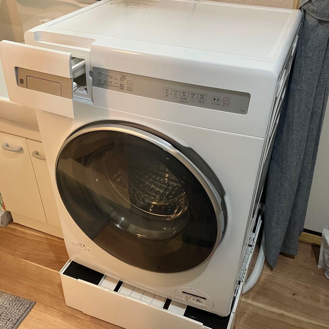 ニトリ ドラム式洗濯乾燥機10kg2025年製 ND100KL1WH 【即発送】