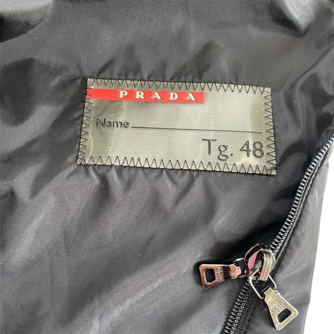 PRADA SPORT 中綿 ナイロンジャケット 黒 48