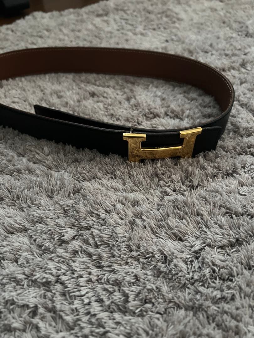 HERMES Hバックル リバーシブルベルト