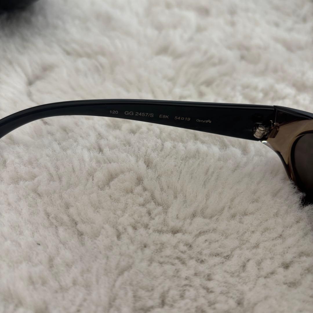 【美品】GUCCI グッチ サングラス GG2457/S ケース付き ブラック