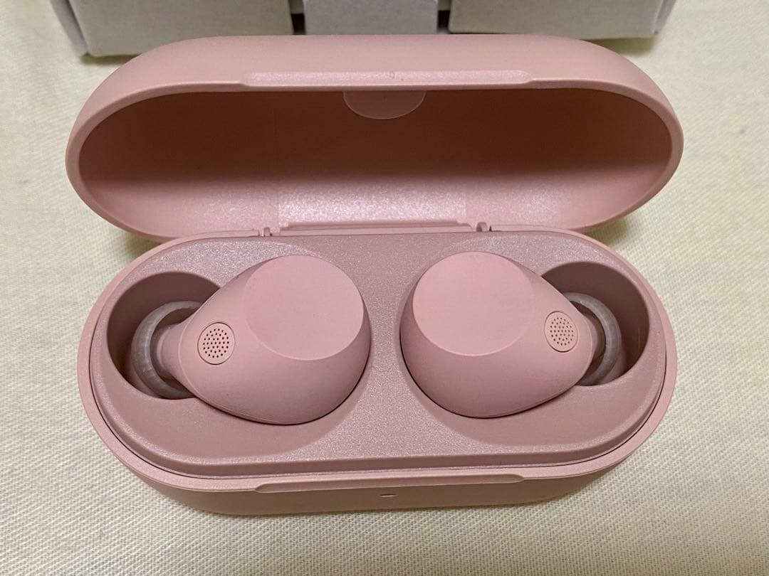 【値下げ】SONY WF-C710N ワイヤレスイヤホン ピンク 保証書付