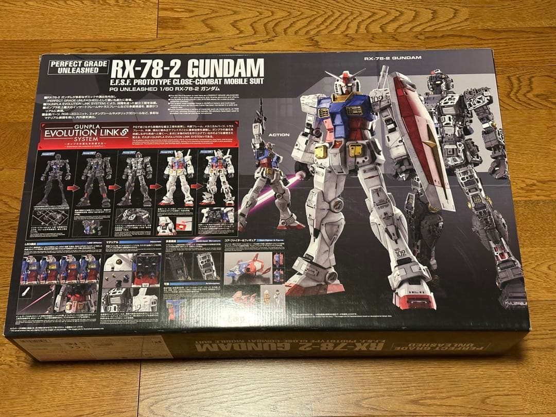 RX-78-2 GUNDAM 1/60 PGアンリーシュド.