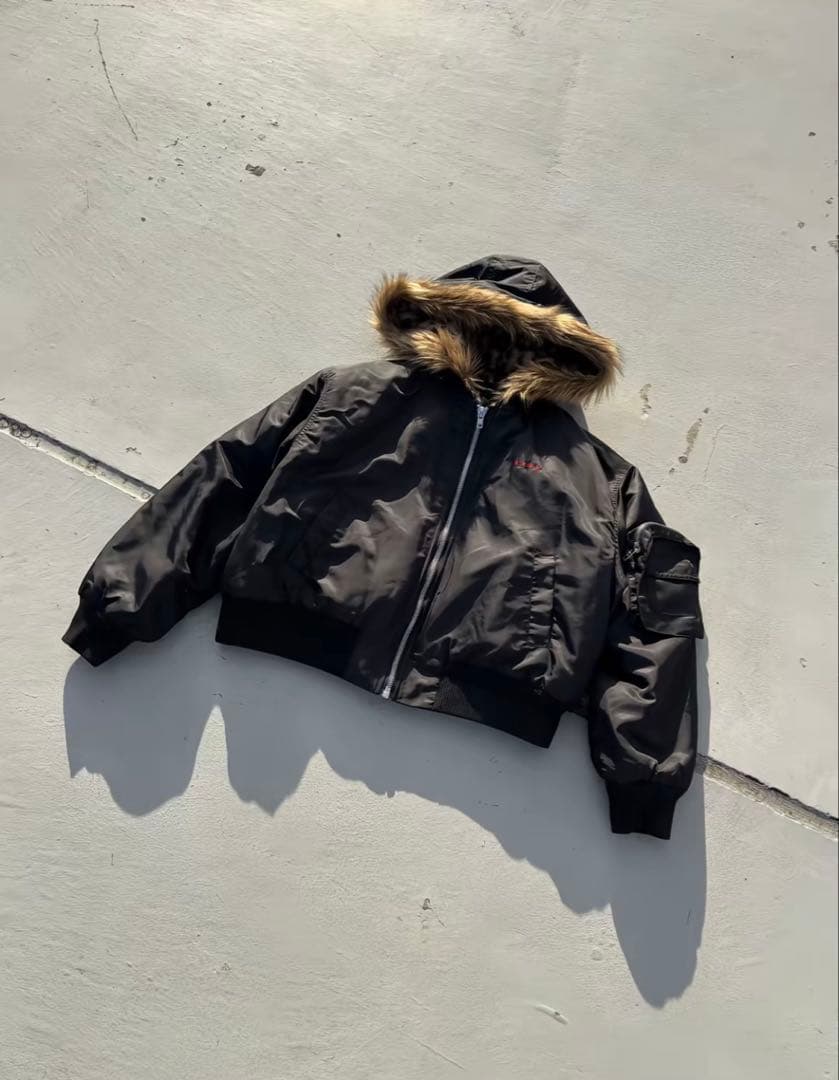 9/S PROJECT MA-1 BLACK S新品