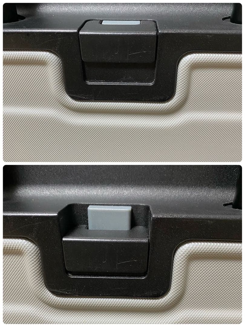 MUJI無印良品　バーを自由に調節できる　ハードキャリーケース（２０Ｌ）