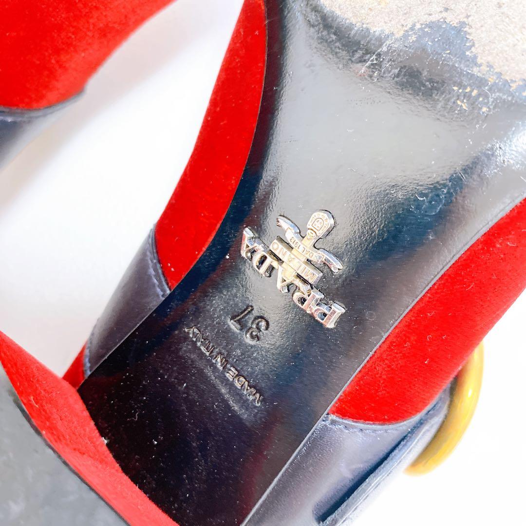 NY VINTAGE 専用 PRADA プラダ メリージェーン チャンキーヒール