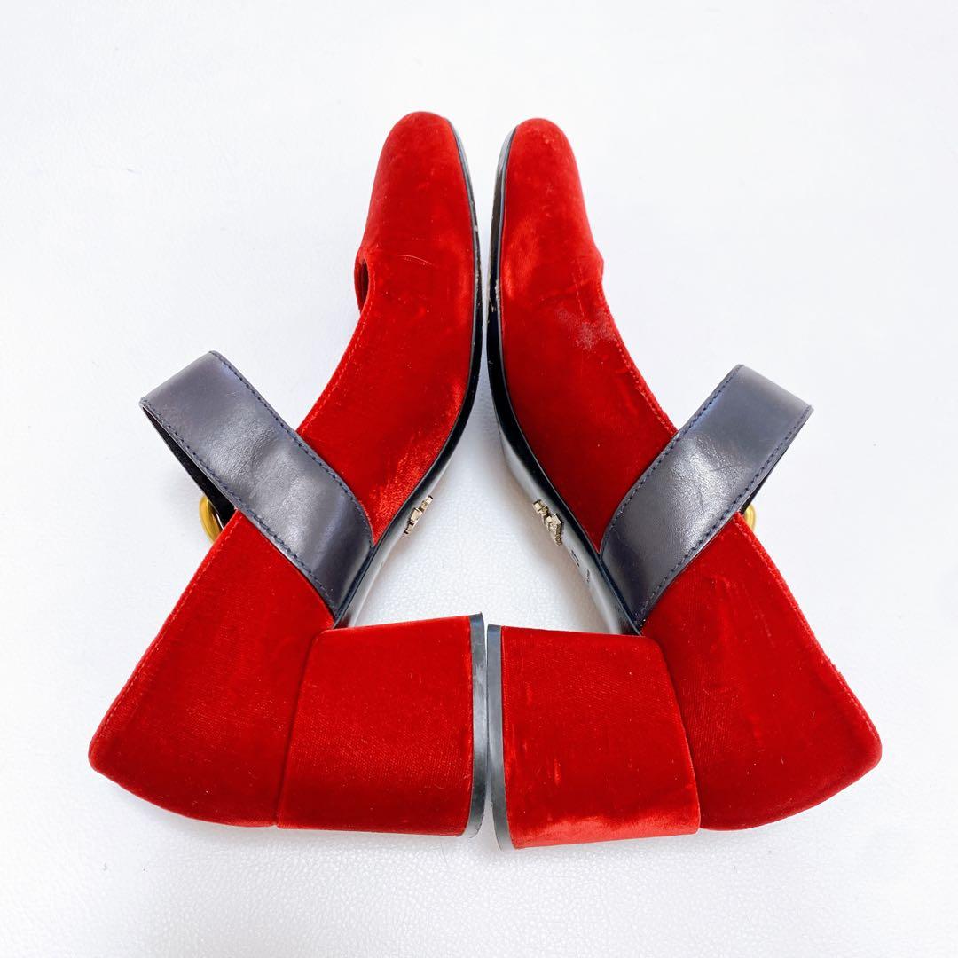 NY VINTAGE 専用 PRADA プラダ メリージェーン チャンキーヒール