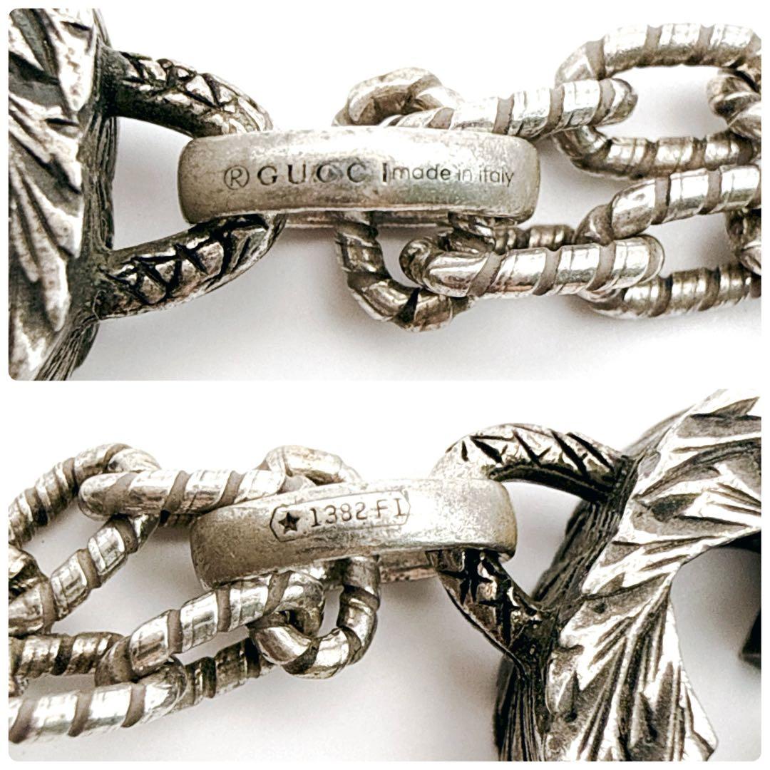 GUCCI グッチ ネックレス インターロッキングG アラベスク ラージ