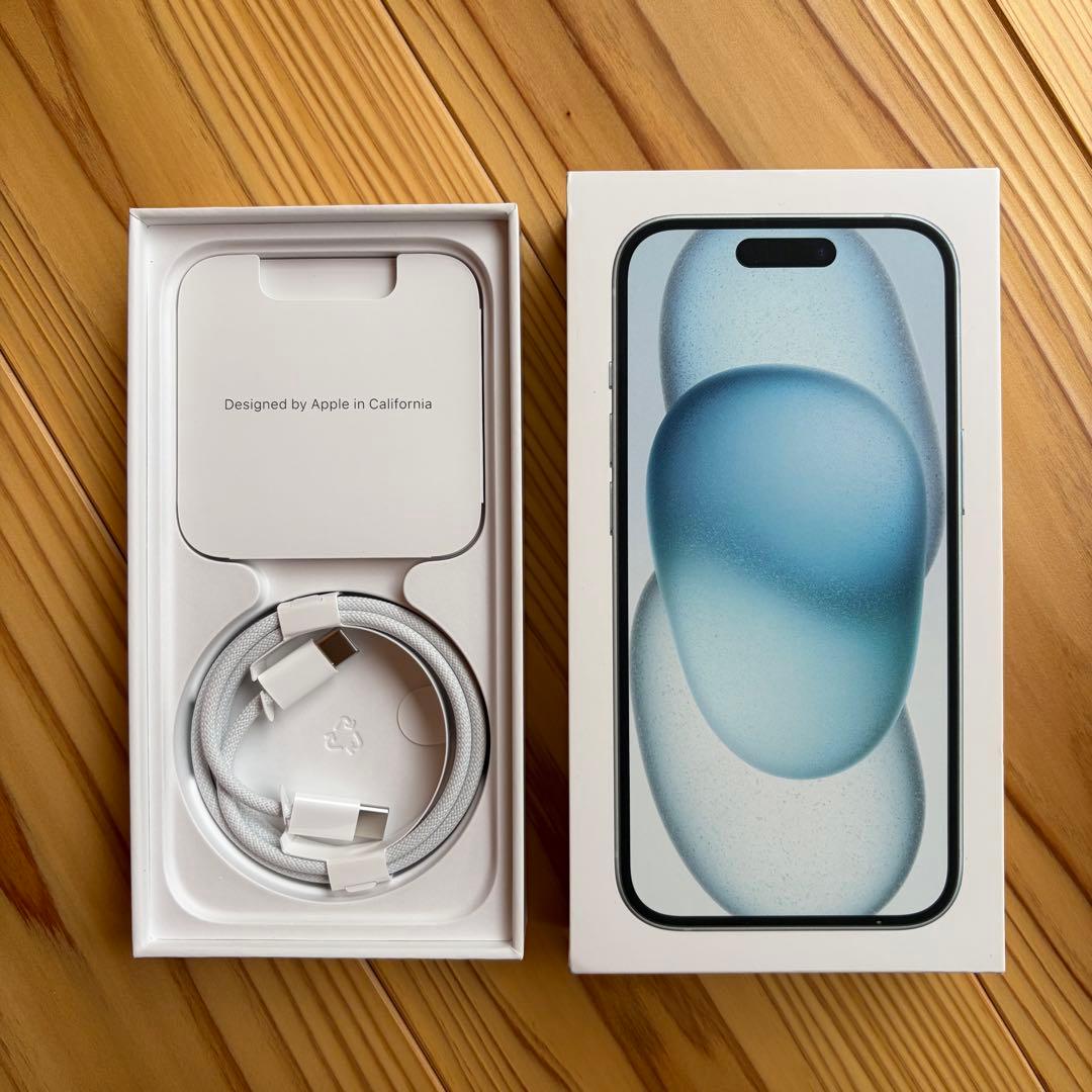 【値下げ】美品 iPhone15 128GB ブルー SIMフリー