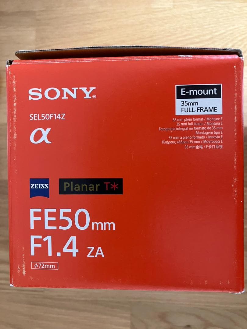 新品展示品 SONY ソニー レンズ FE50mm F1.4 SEL50F14Z