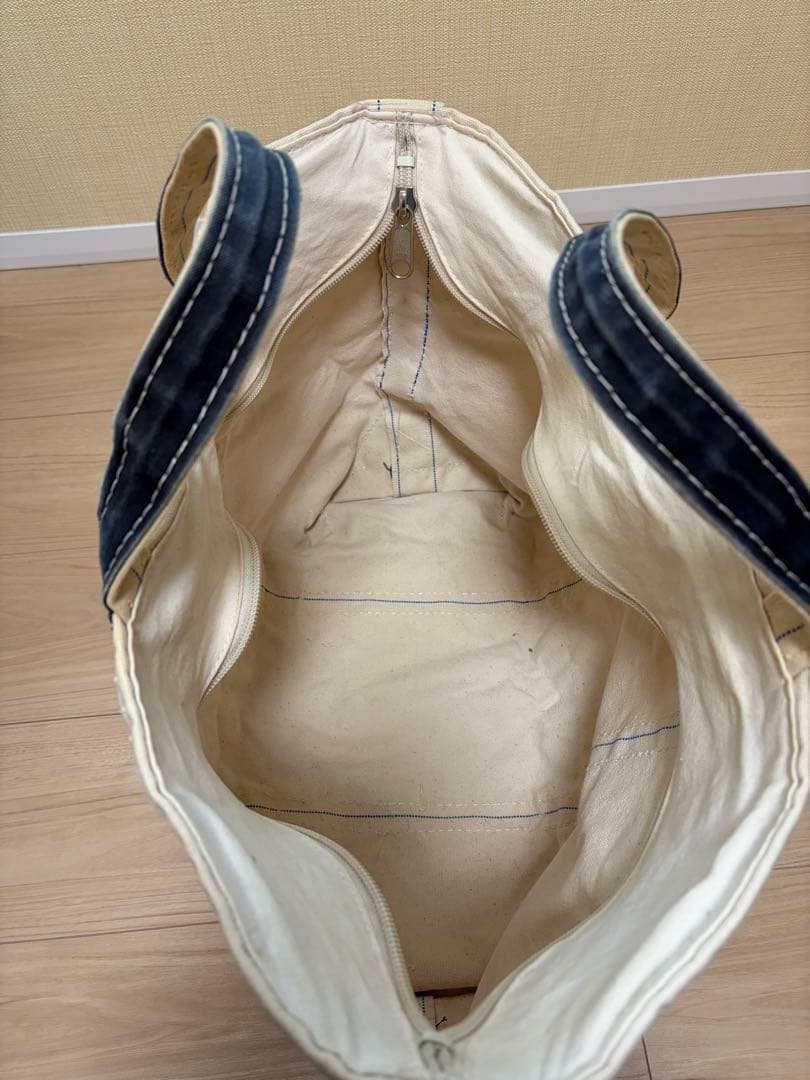 希少 80's 90s ビンテージ L.L.Bean 2色タグ トート紺