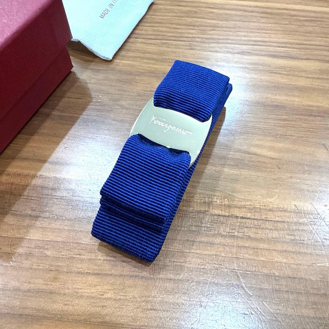 ◆ サルヴァトーレフェラガモ◆リボンヘアバレッタ