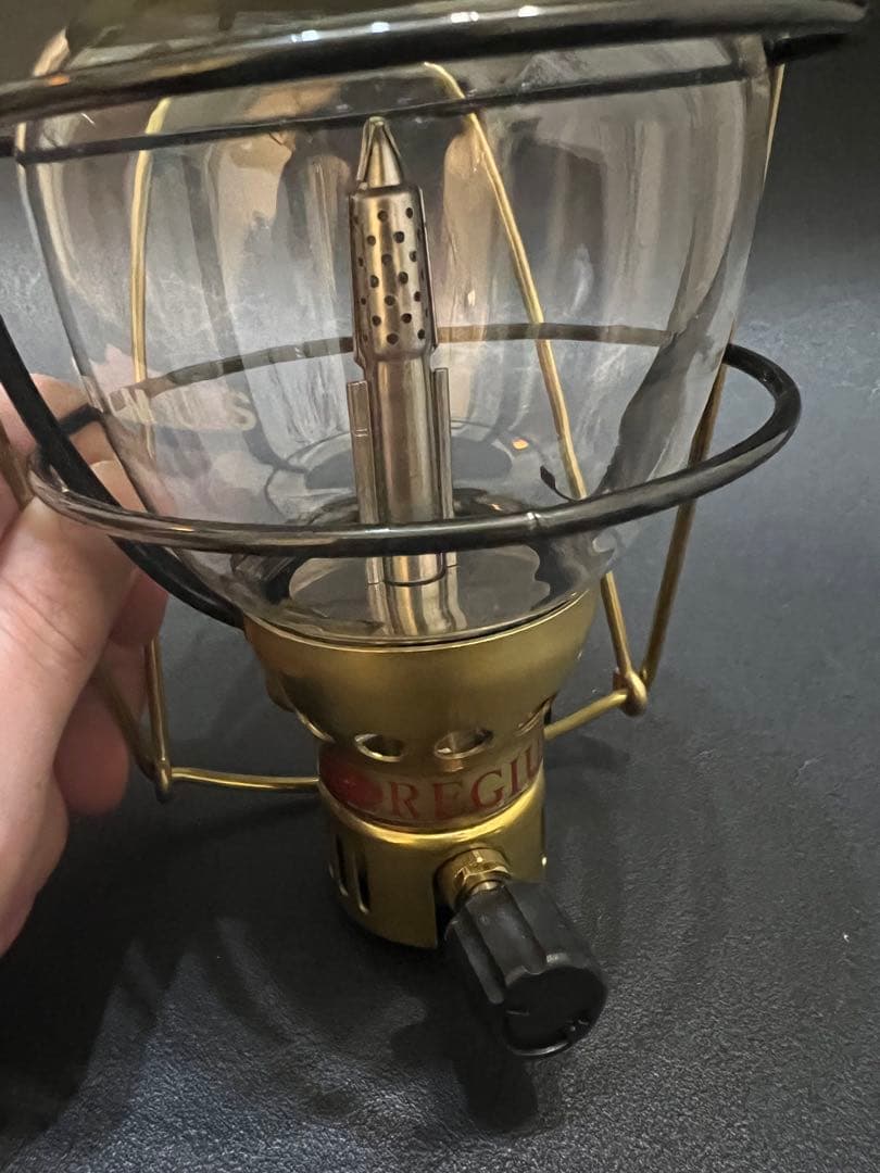 【美品】PRIMUS EX-3240B ランタン 真鍮　イワタニ　キャンプ