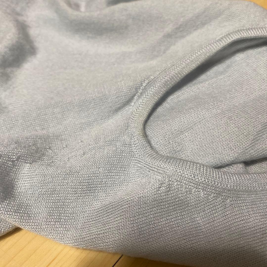 【送料無料】 HERMES アンサンブル カーディガン Mサイズ シルク 切替