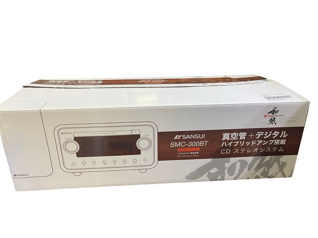 美品 箱付 SANSUI 真空管ハイブリッドアンプSMC-300BT CD