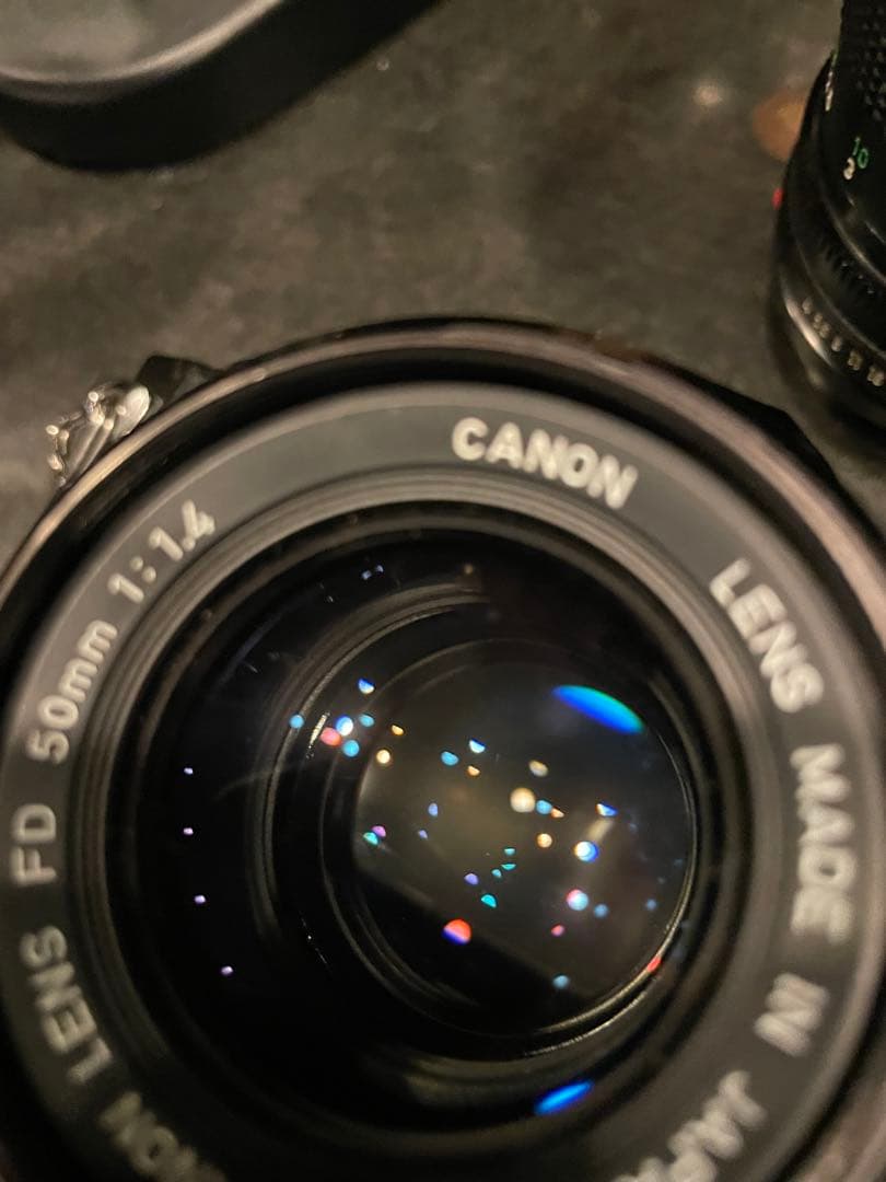 Canon AV-1 + FD 50 F1.4 + FD 200 F4 セット