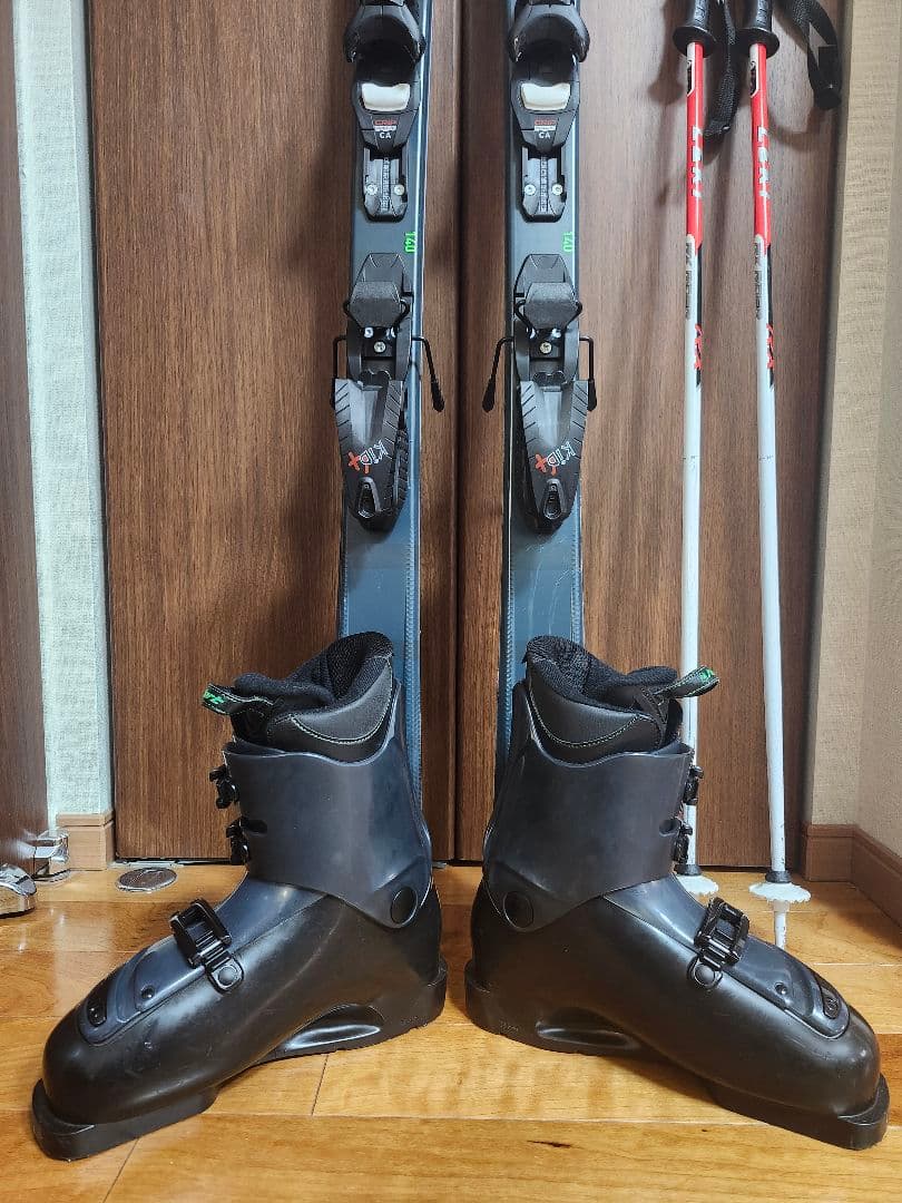 ■送料無料■ロシニョール■子供用スキー4点セット■140/25■