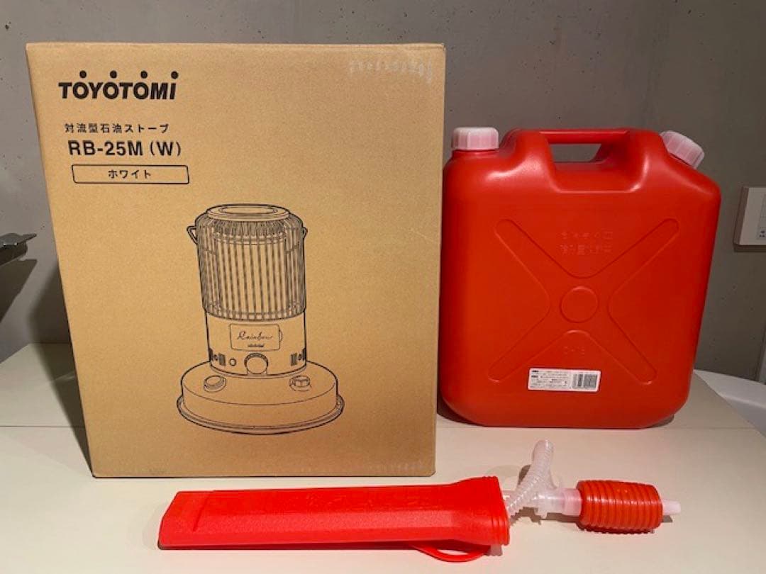 超美品■TOYOTOMIトヨトミ レインボー 石油ストーブ RB-25M(W)