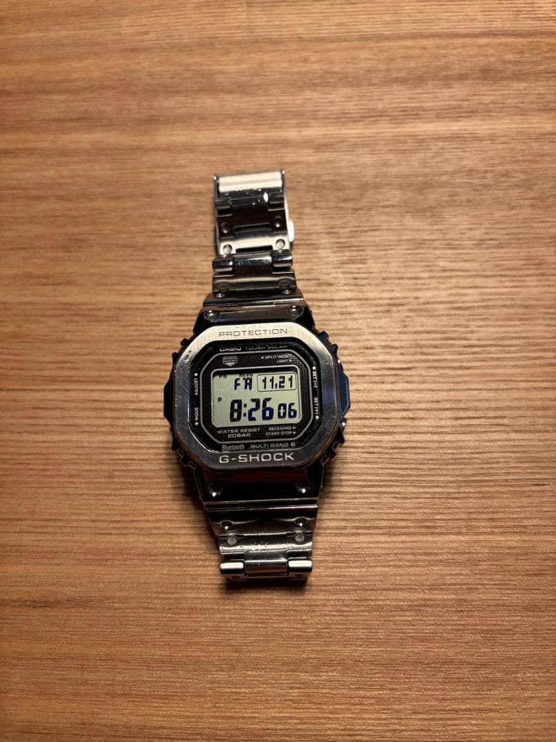 大人気　G-SHOCK デジタル腕時計 シルバーGMW-B5000