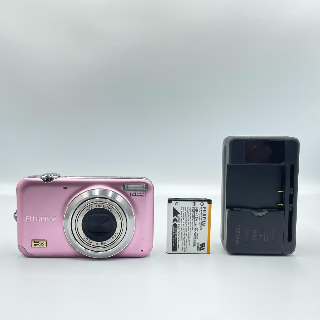 【動作品・転送特典無料有】FUJIFILM FinePix JX280 PINK
