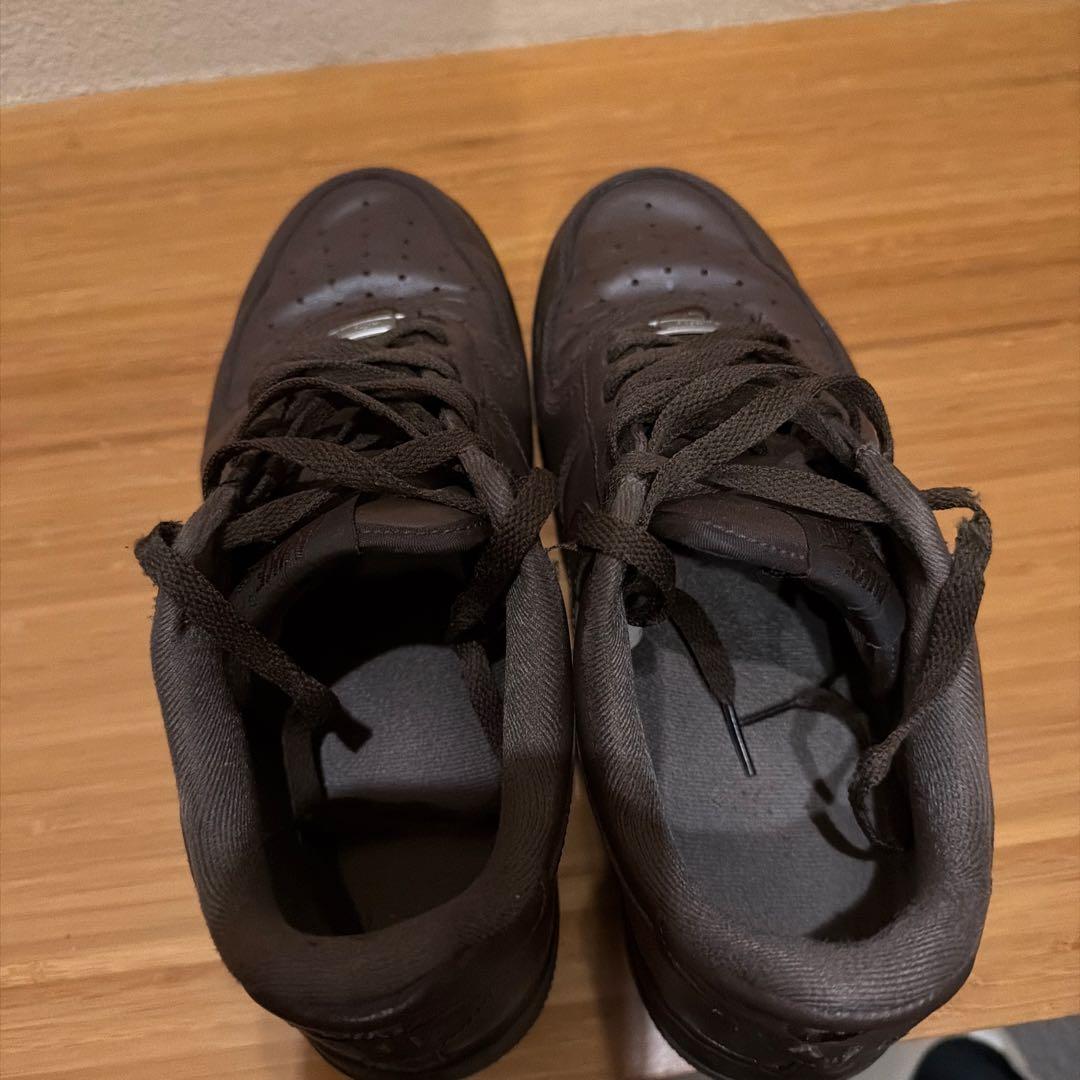 Nike Air Force 1 Supreme ダークブラウン