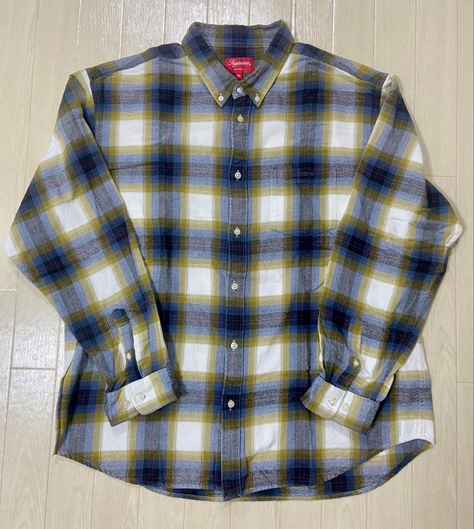 トップス Supreme Brushed Plaid Flannel Shirt 22SS