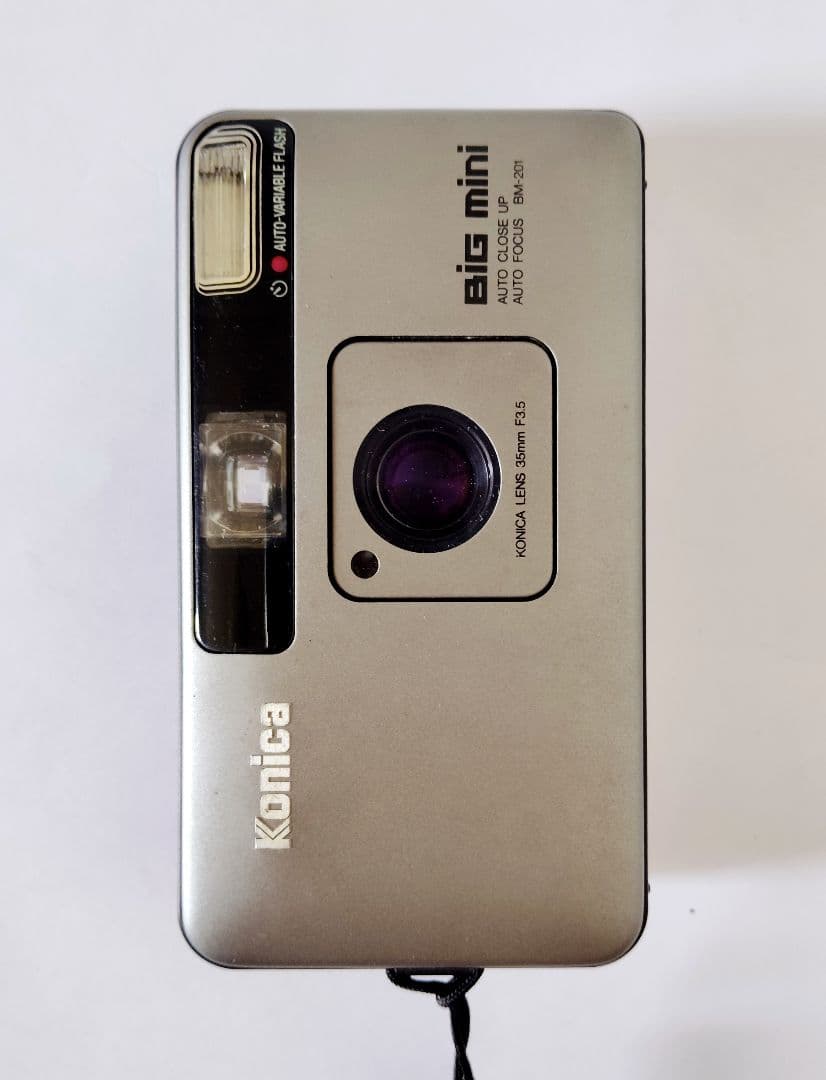 作動品　コニカKonica BiG mini BM-201フィルムカメラ