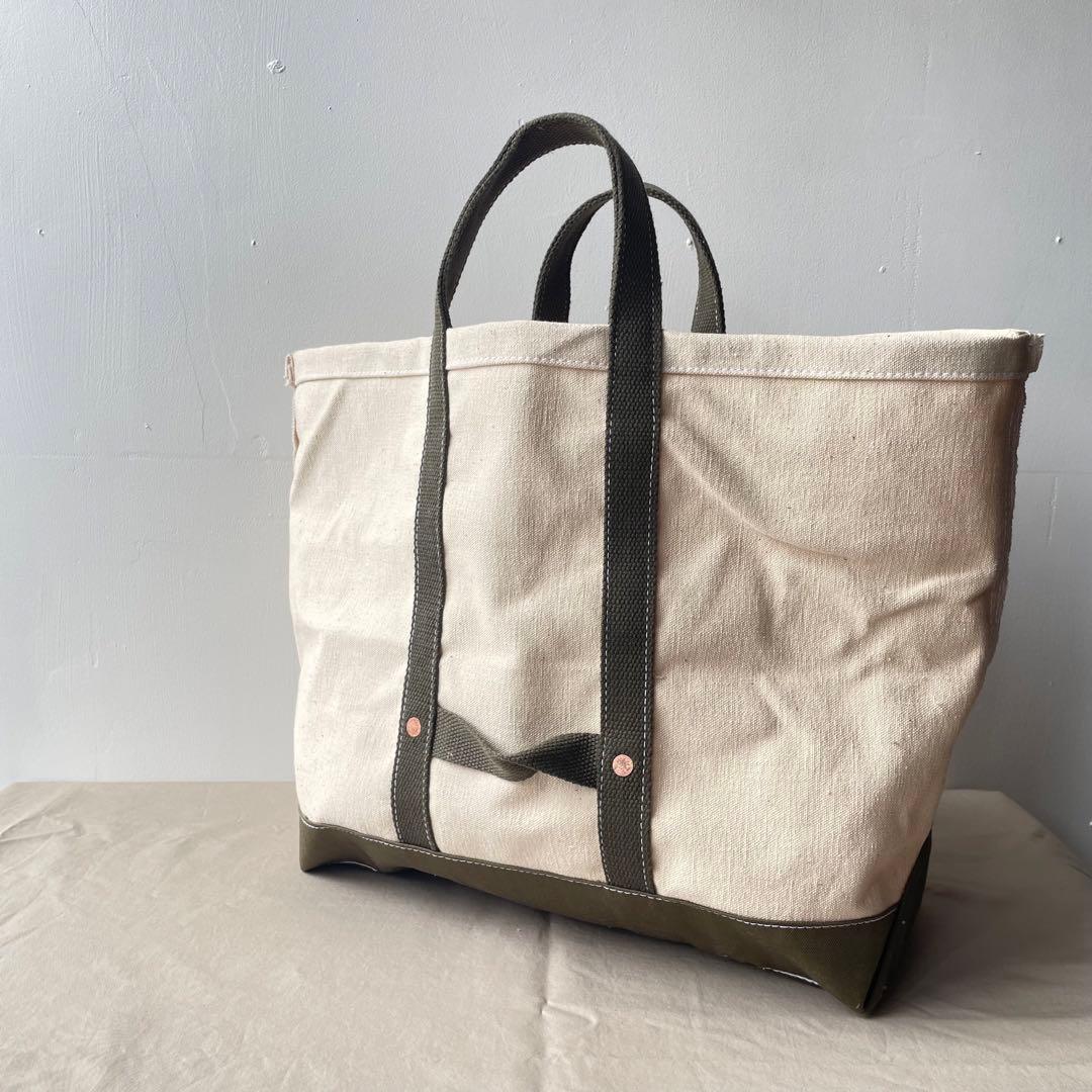 【ビンテージ】トートバッグ　ミリタリー　アメリカ軍　ヘリンボーン　HBT