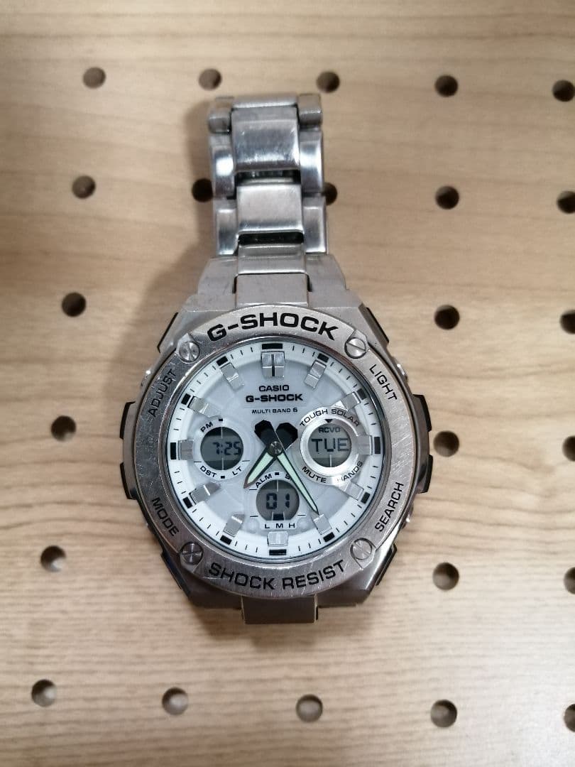 カシオ　G-shock G-steel GST-W110D 洗浄済み　美品