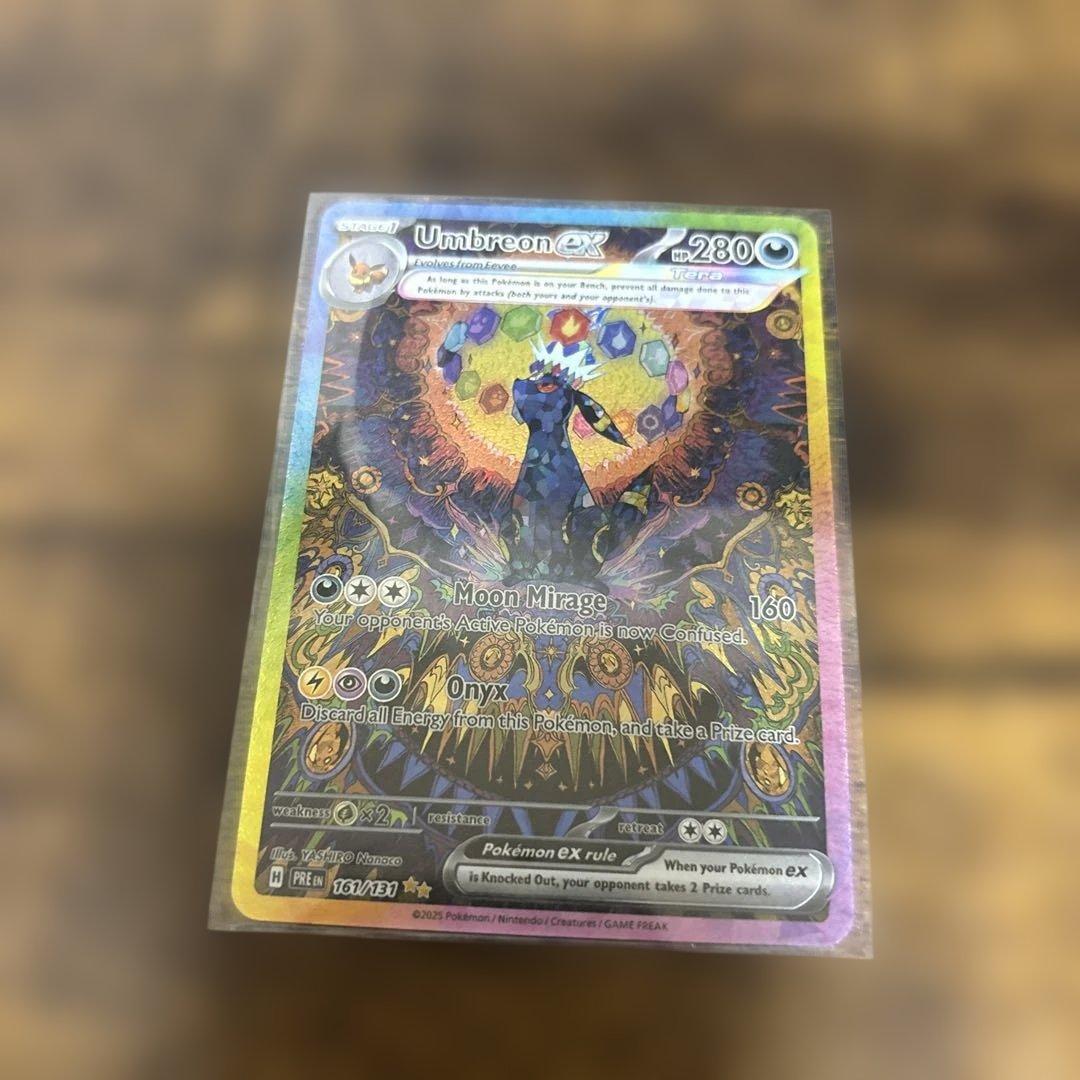 ポケモンカード Umbreon ブラッキーex テラスタルフェス　英語版