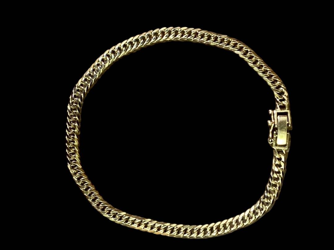 ト*ロ様 【中古】18金 喜平ブレスレット ダブル6面 10g 22cm