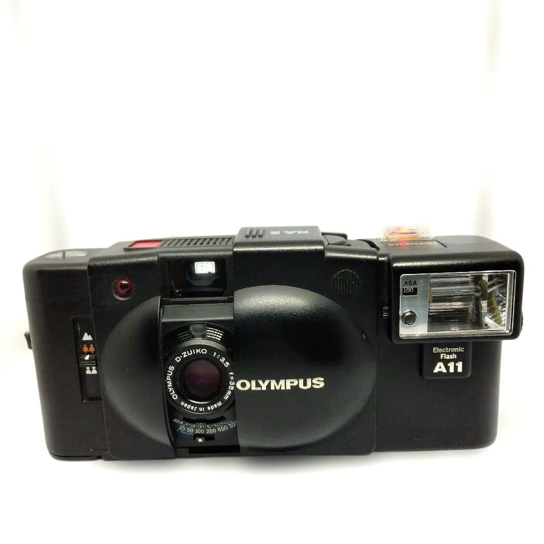 Olympus XA2コンパクトフィルムカメラ A11フラッシュ付き
