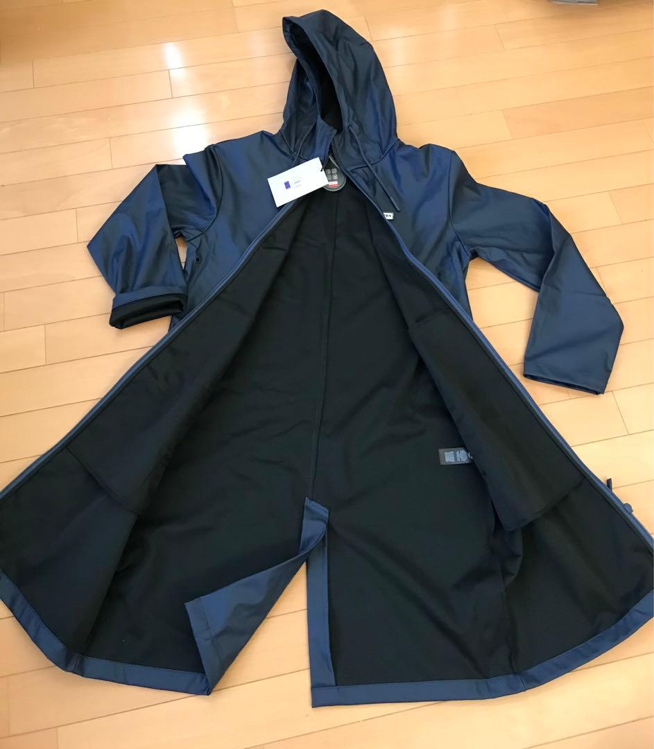 ▪️英国購入品　HUNTER フード付きネイビー レインコート UKコストコ▪️
