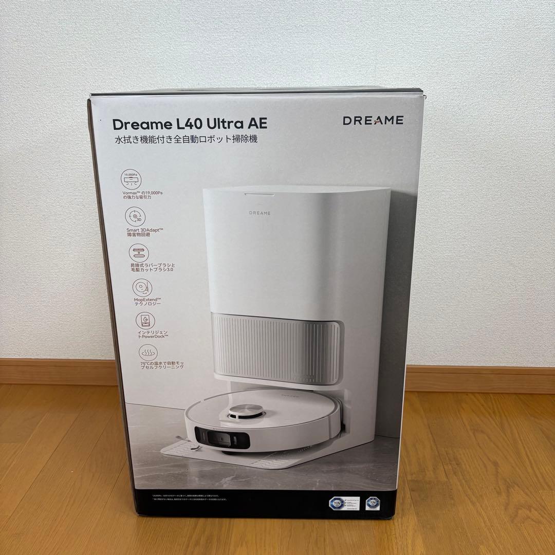 美品 Dreame L40 Ultra AE ロボット掃除機 箱付き