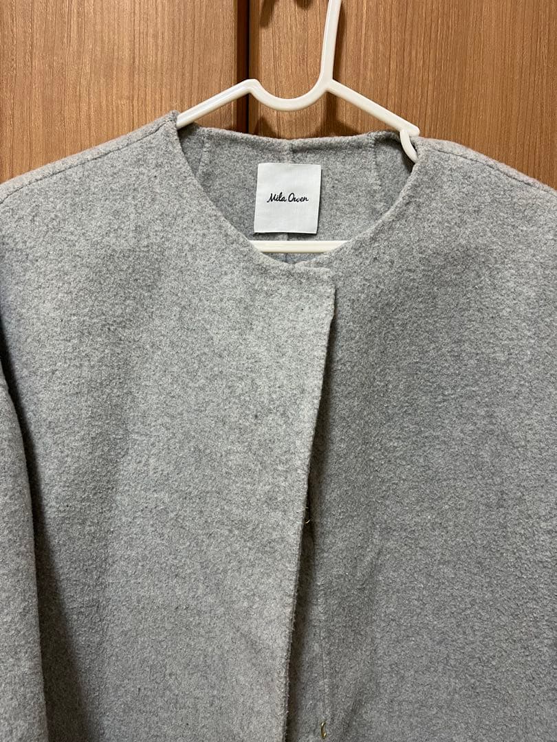 ミラオーウェン　2wayファーポケットリバーコート　1