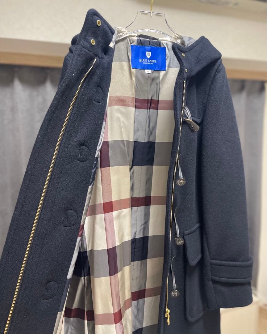 BLUE LABEL パイルメルトンダッフルコート